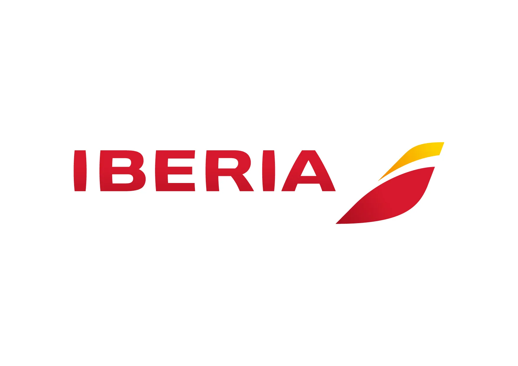 Logo of Iberia Express, one of the companies that operates flights between Madrid and Seville